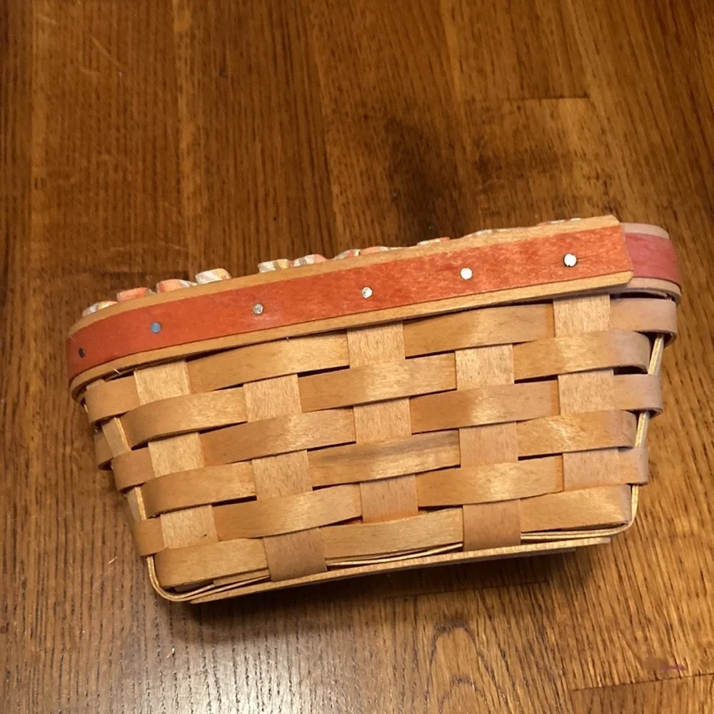 LONGABERGER 1999 Candy Corn Basket Combo